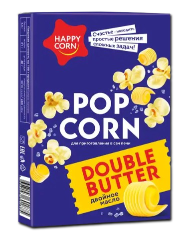 «HAPPY CORN» Corn Grain  / Double Butter
